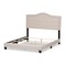 Baxton Studio Emerson Modern Light Beige Upholstered Queen Size Bed 136-7443 - alternate 4